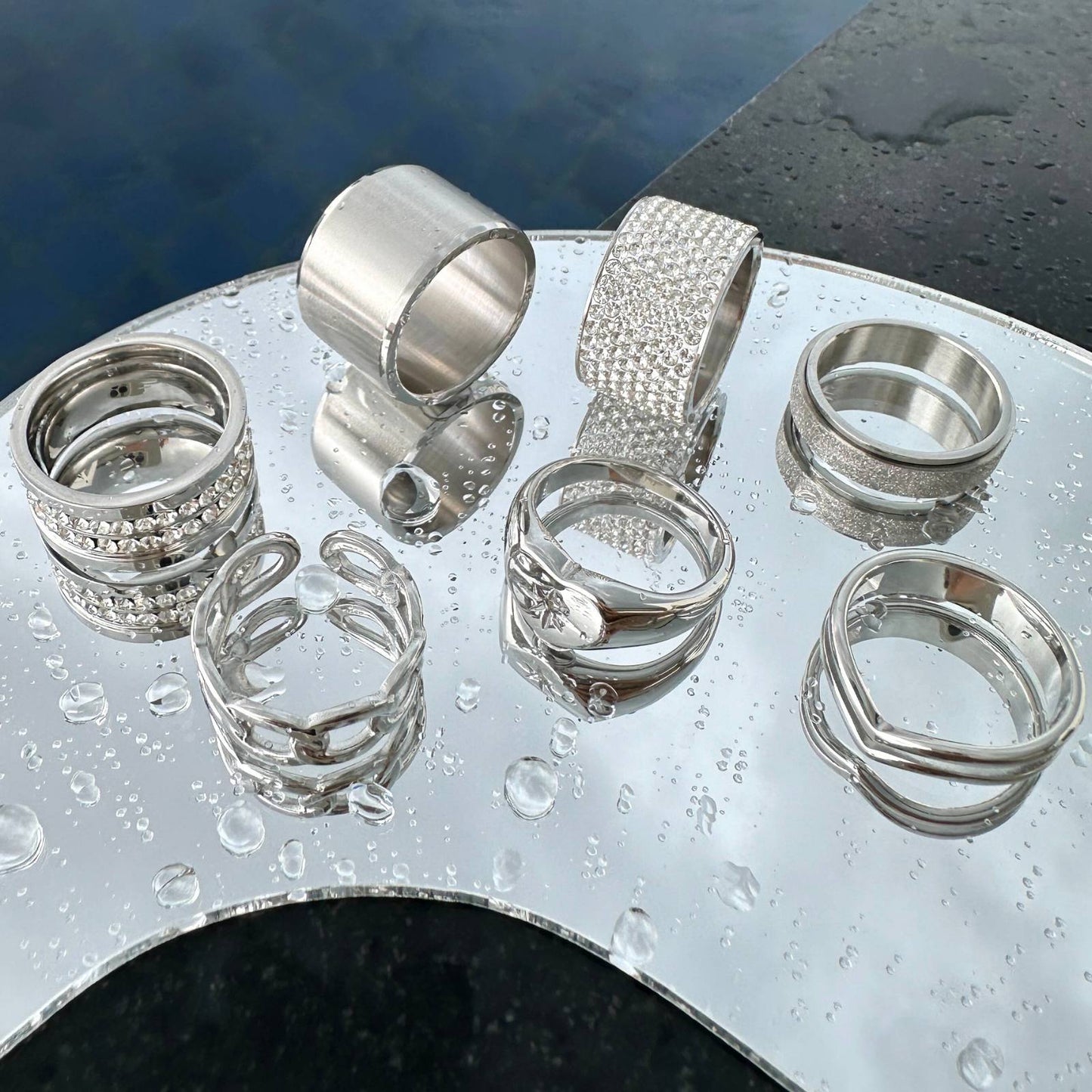 Stainless steel finger ring, Intensity - The Best Accessory