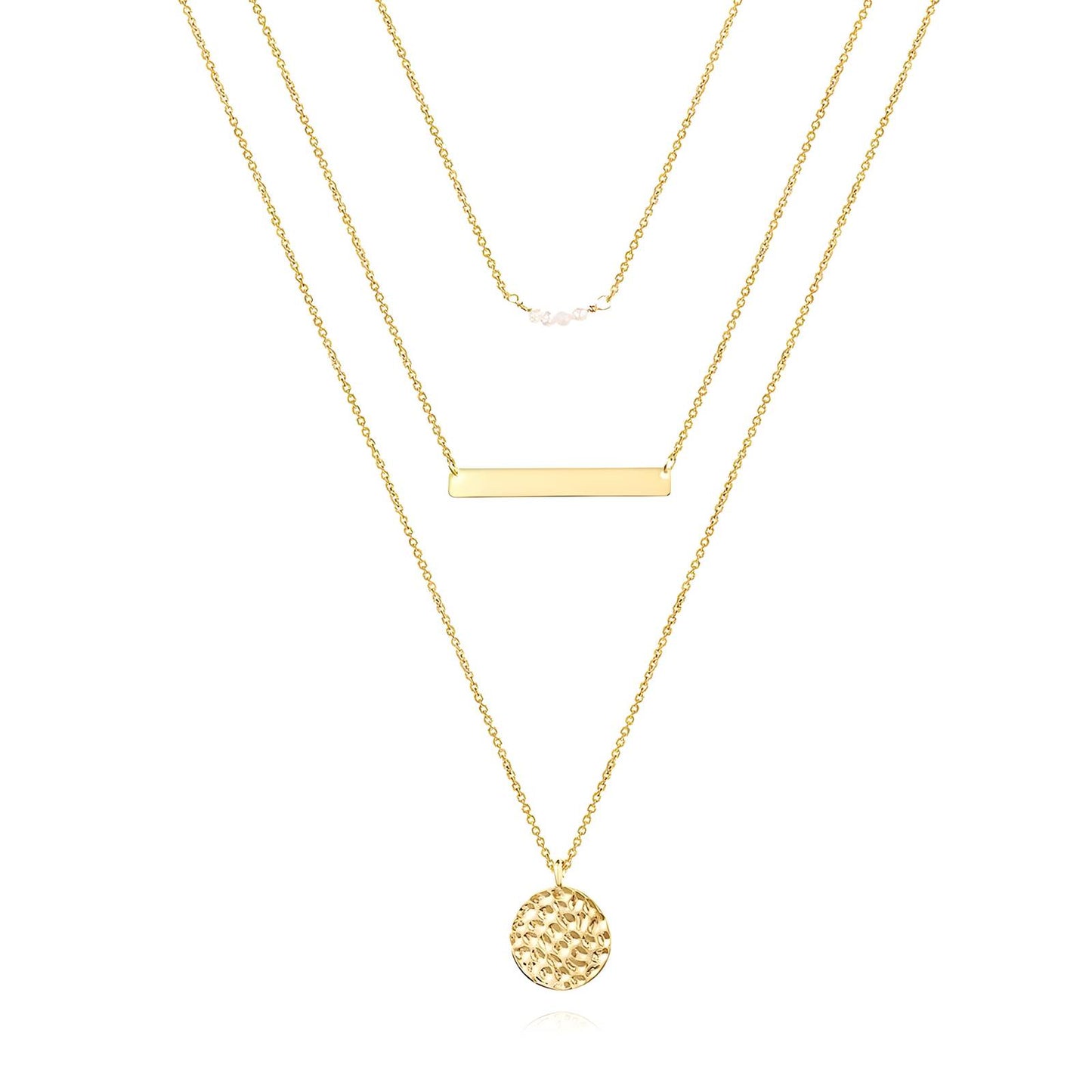 18K gold plated Stainless steel necklace, Intensity - The Best Accessory