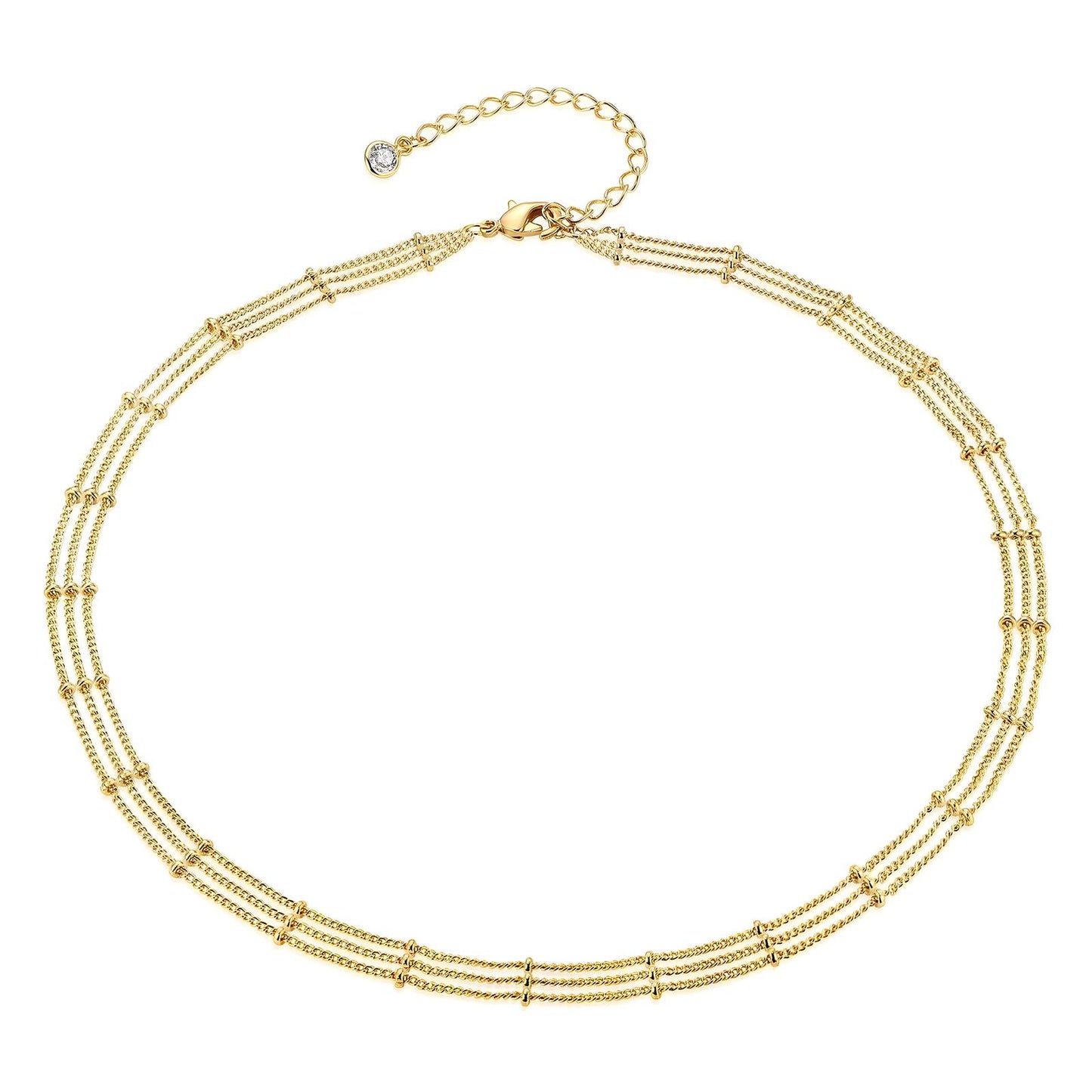 18K gold plated Stainless steel necklace, Intensity - The Best Accessory