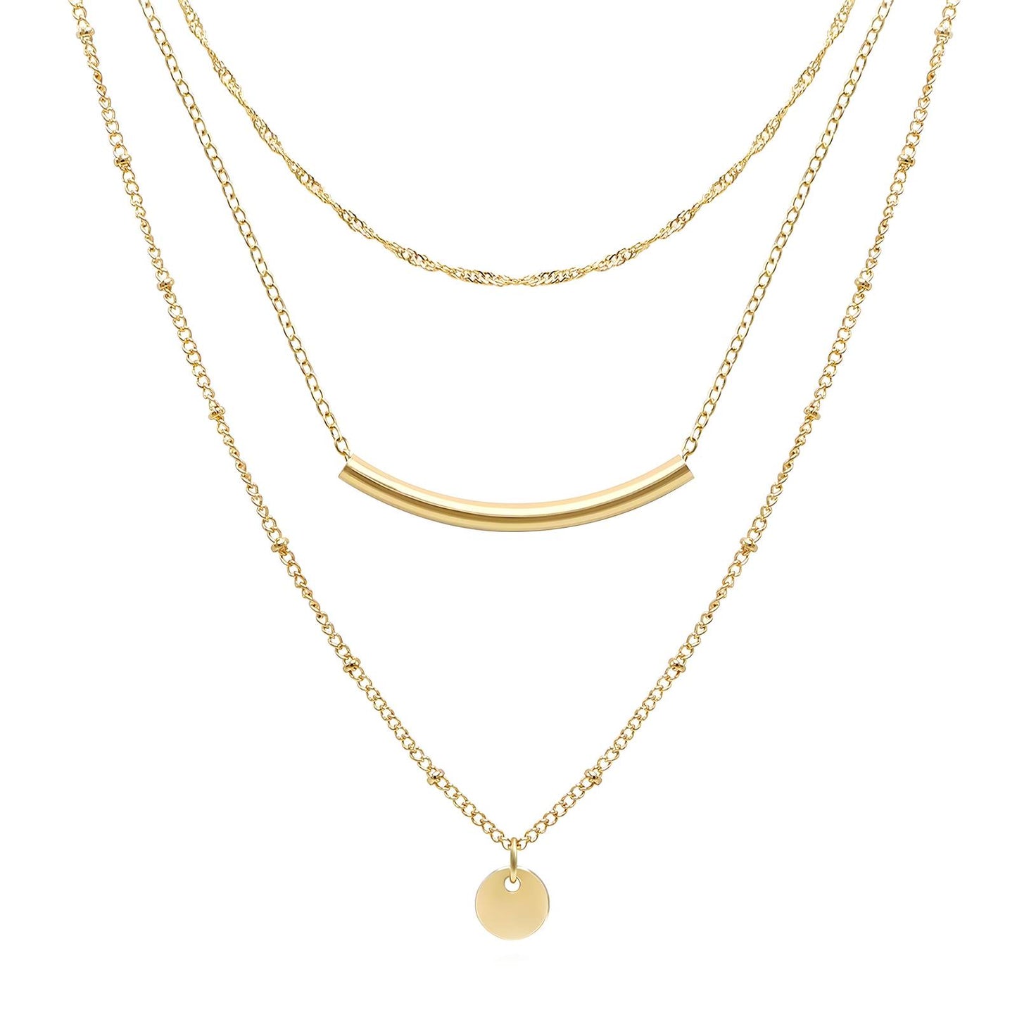 18K gold plated Stainless steel necklace, Intensity - The Best Accessory