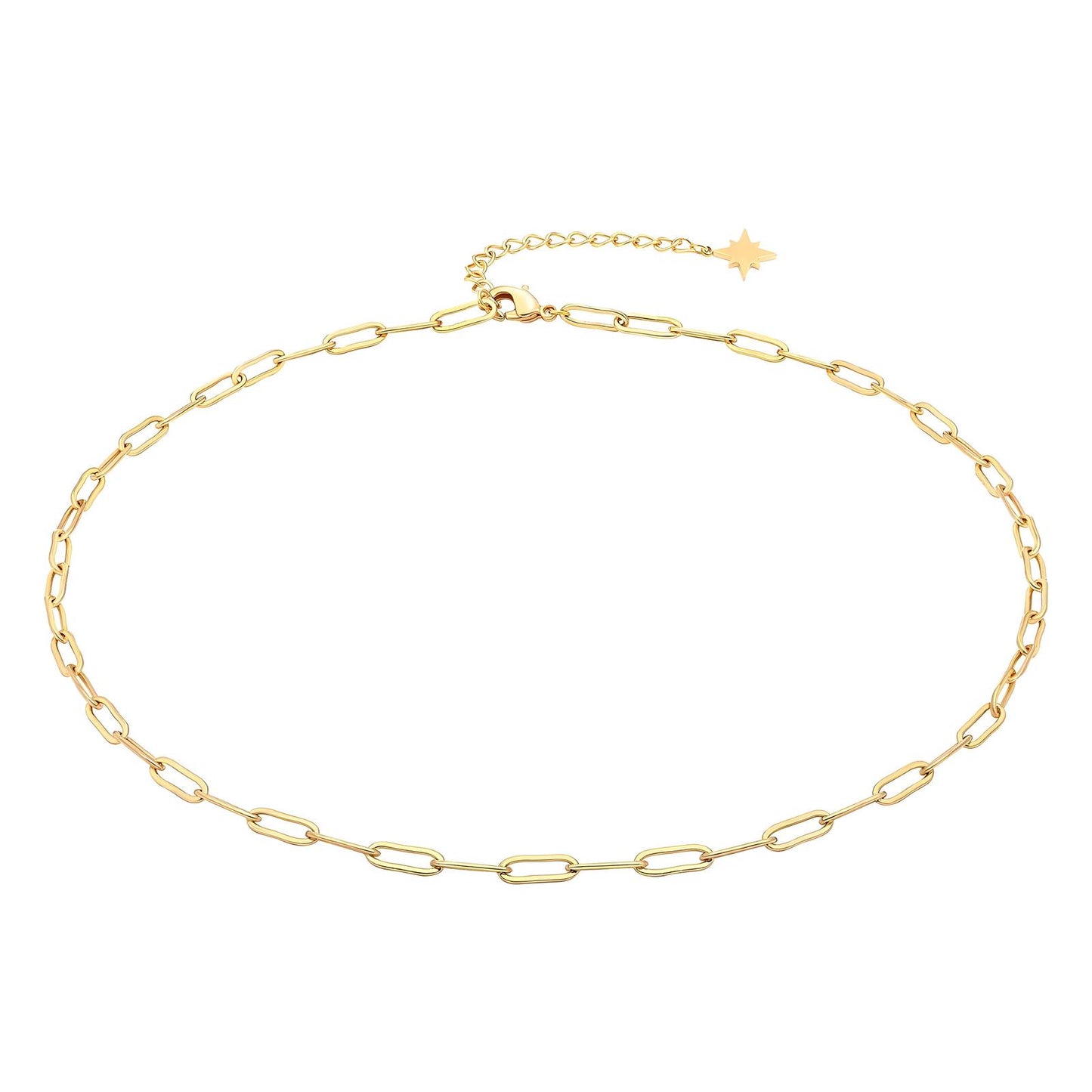 18K gold plated Stainless steel necklace, Intensity - The Best Accessory