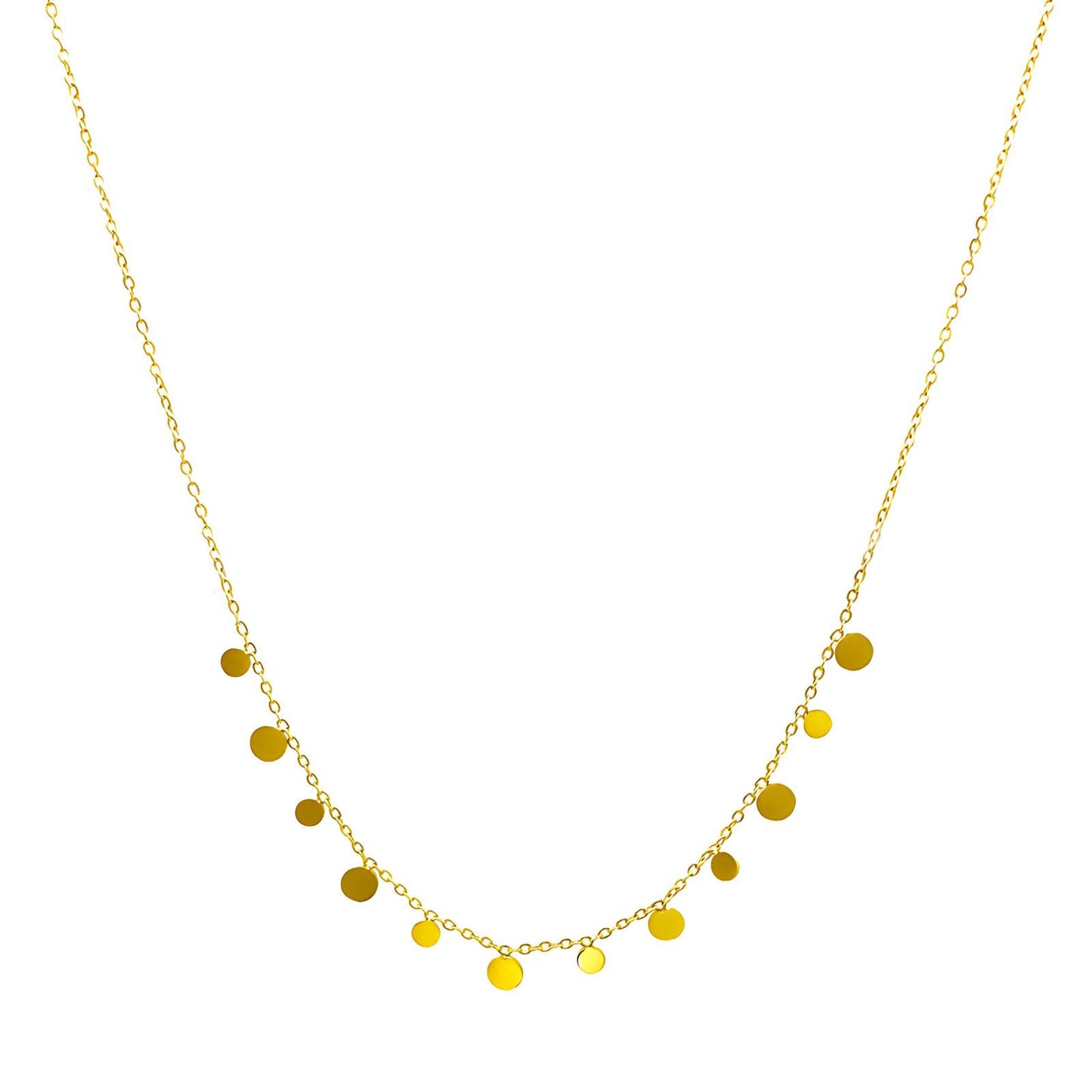 18K gold plated Stainless steel necklace, Intensity - The Best Accessory