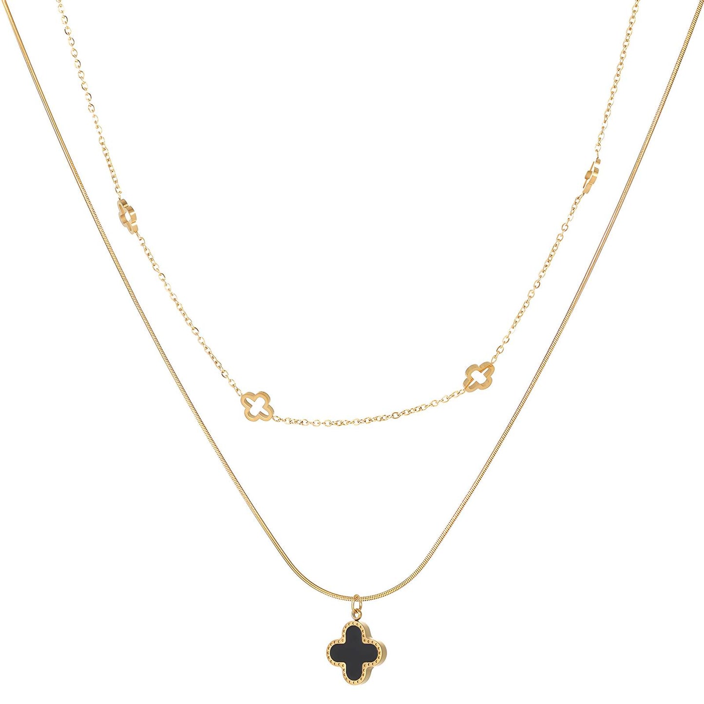 18K gold plated Stainless steel necklace, Intensity - The Best Accessory