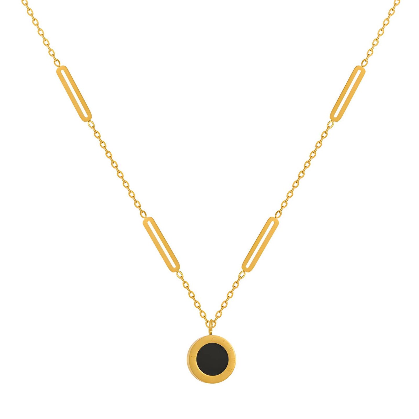 18K gold plated Stainless steel necklace, Intensity - The Best Accessory