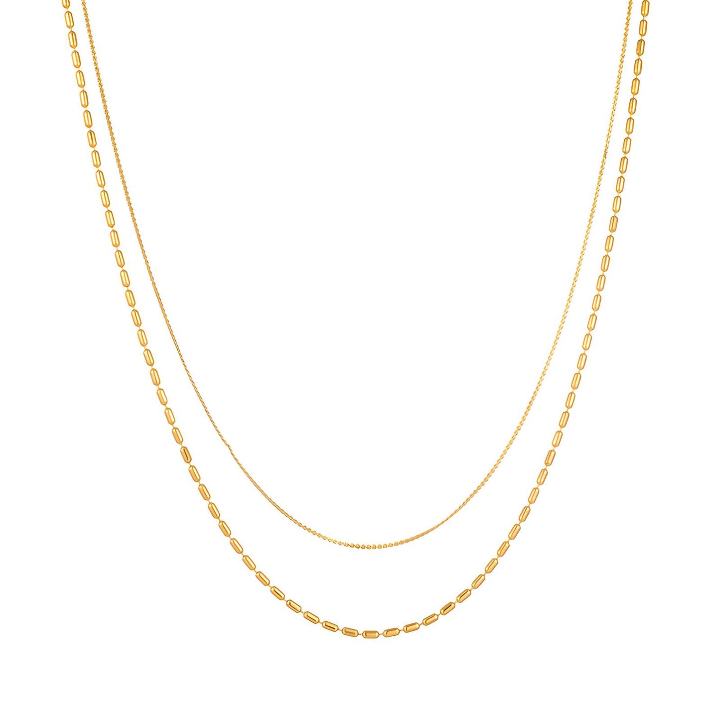 18K gold plated Stainless steel necklace, Intensity - The Best Accessory