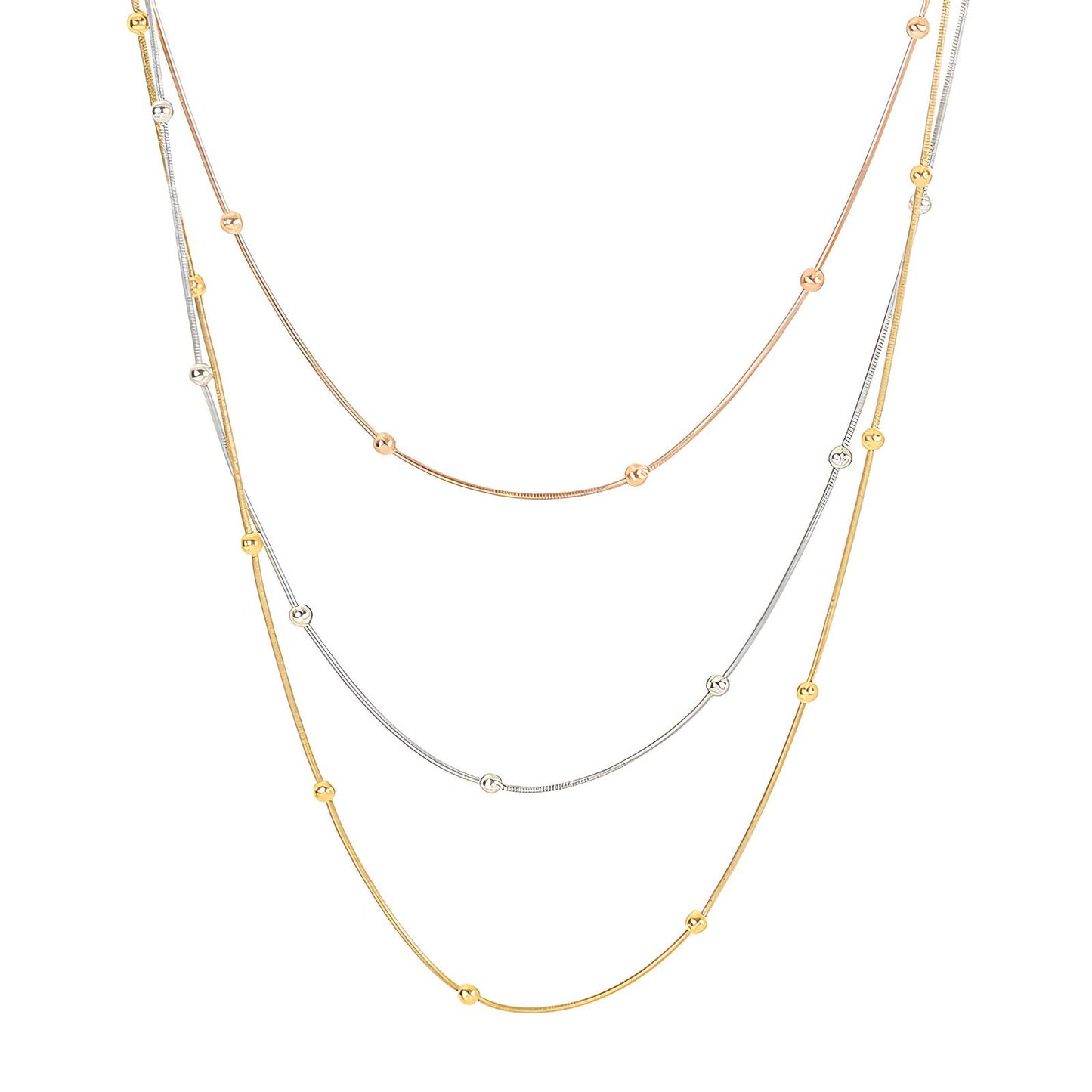 18K gold plated Stainless steel necklace, Intensity - The Best Accessory