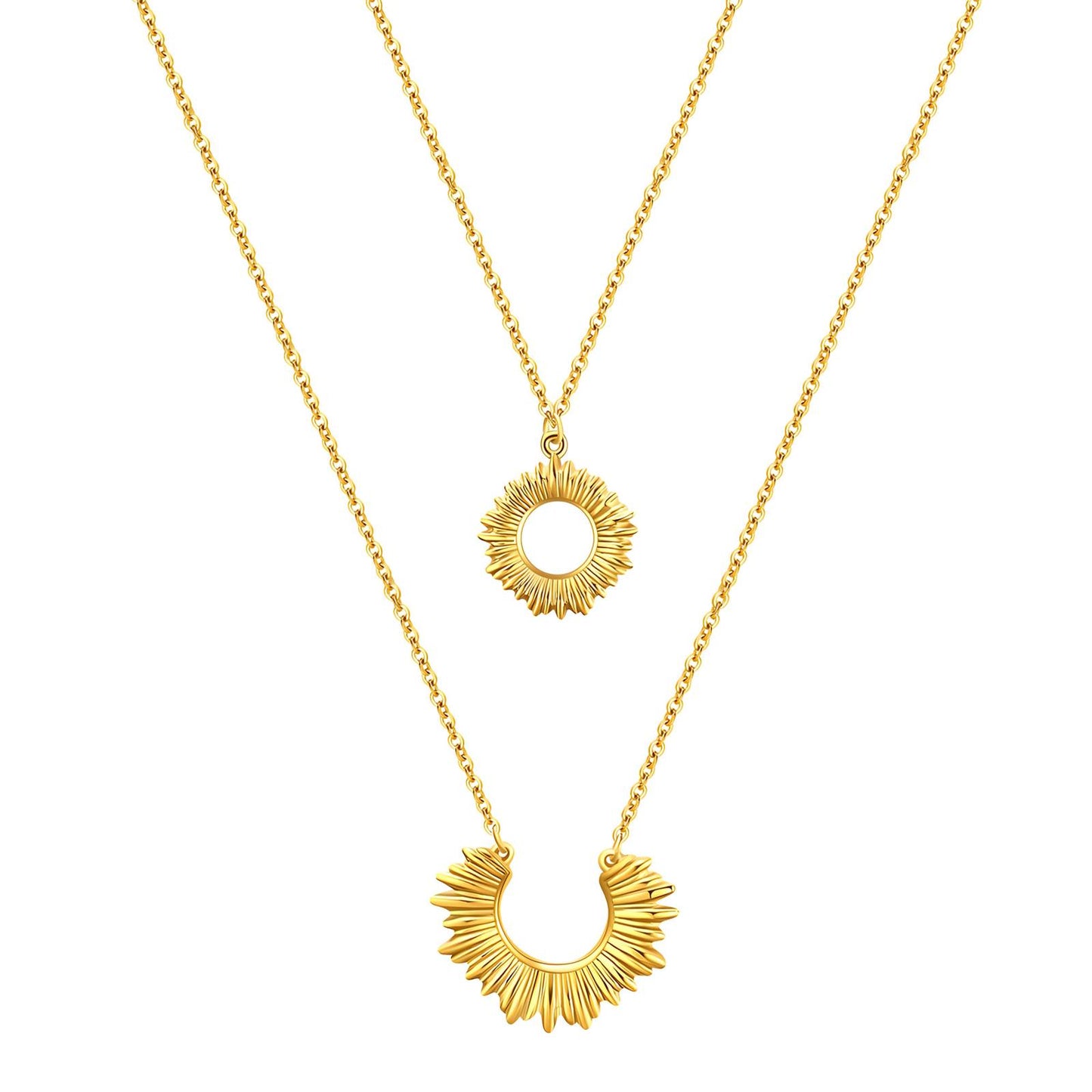 18K gold plated Stainless steel necklace, Intensity - The Best Accessory