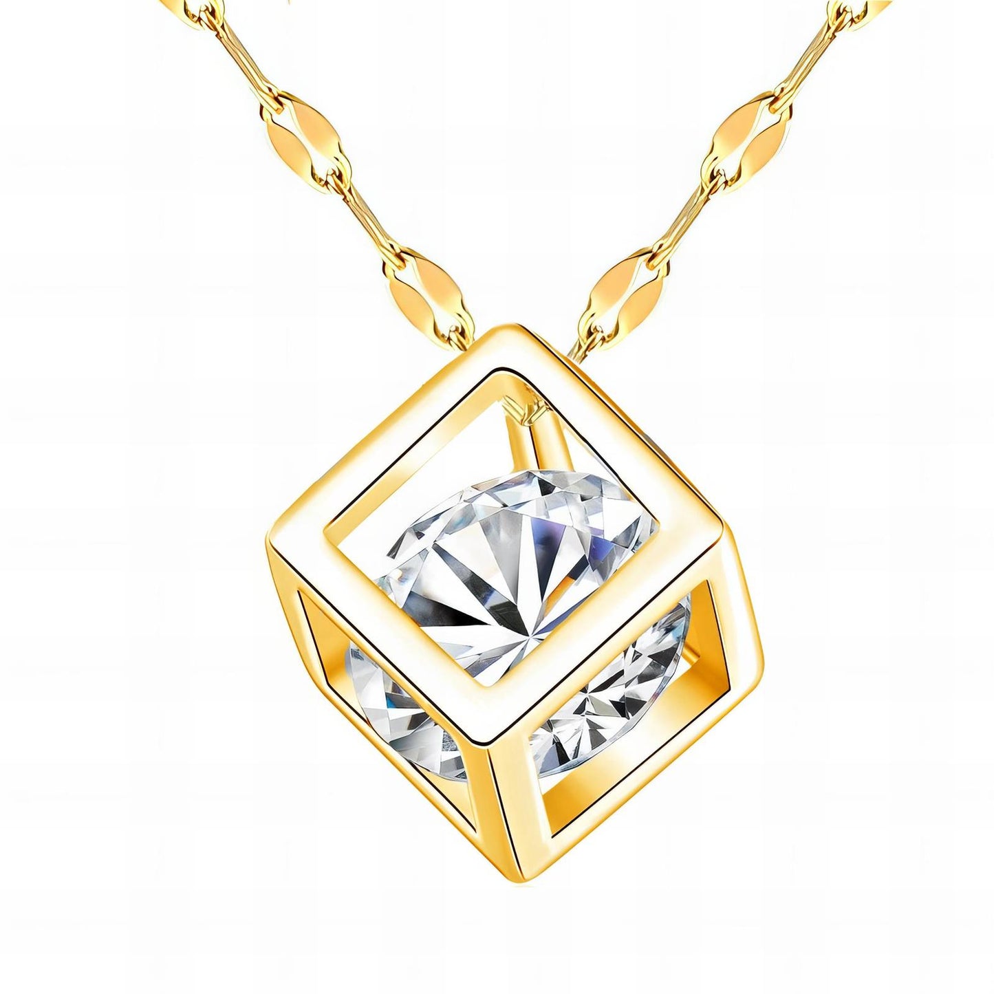 18K gold plated Stainless steel necklace, Intensity - The Best Accessory