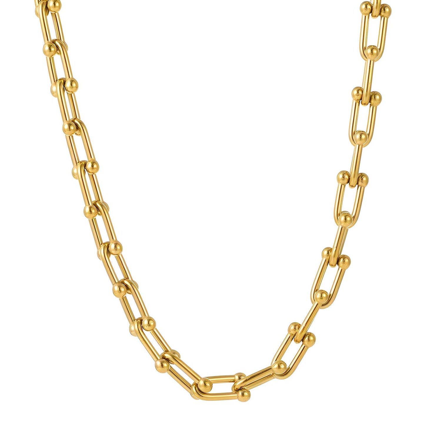 18K gold plated Stainless steel necklace, Intensity - The Best Accessory