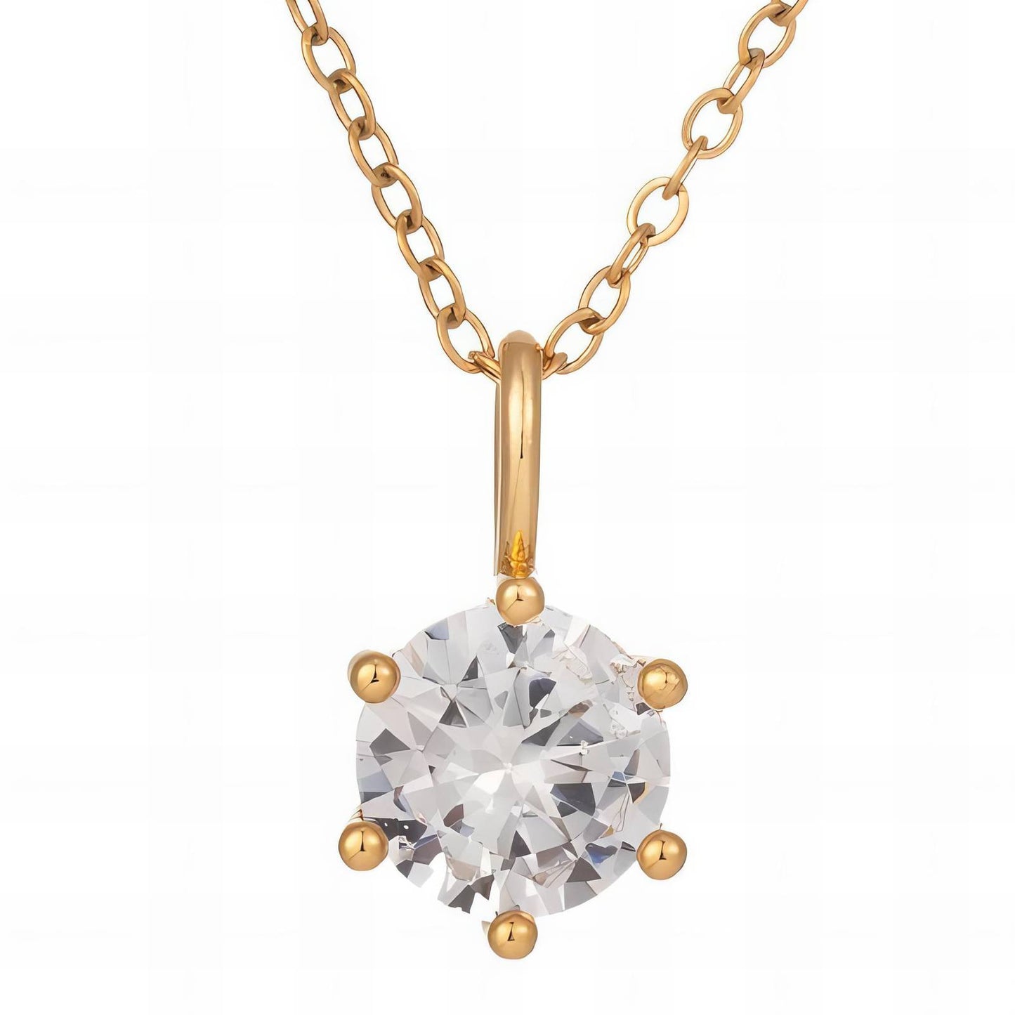 18K gold plated Stainless steel necklace, Intensity - The Best Accessory
