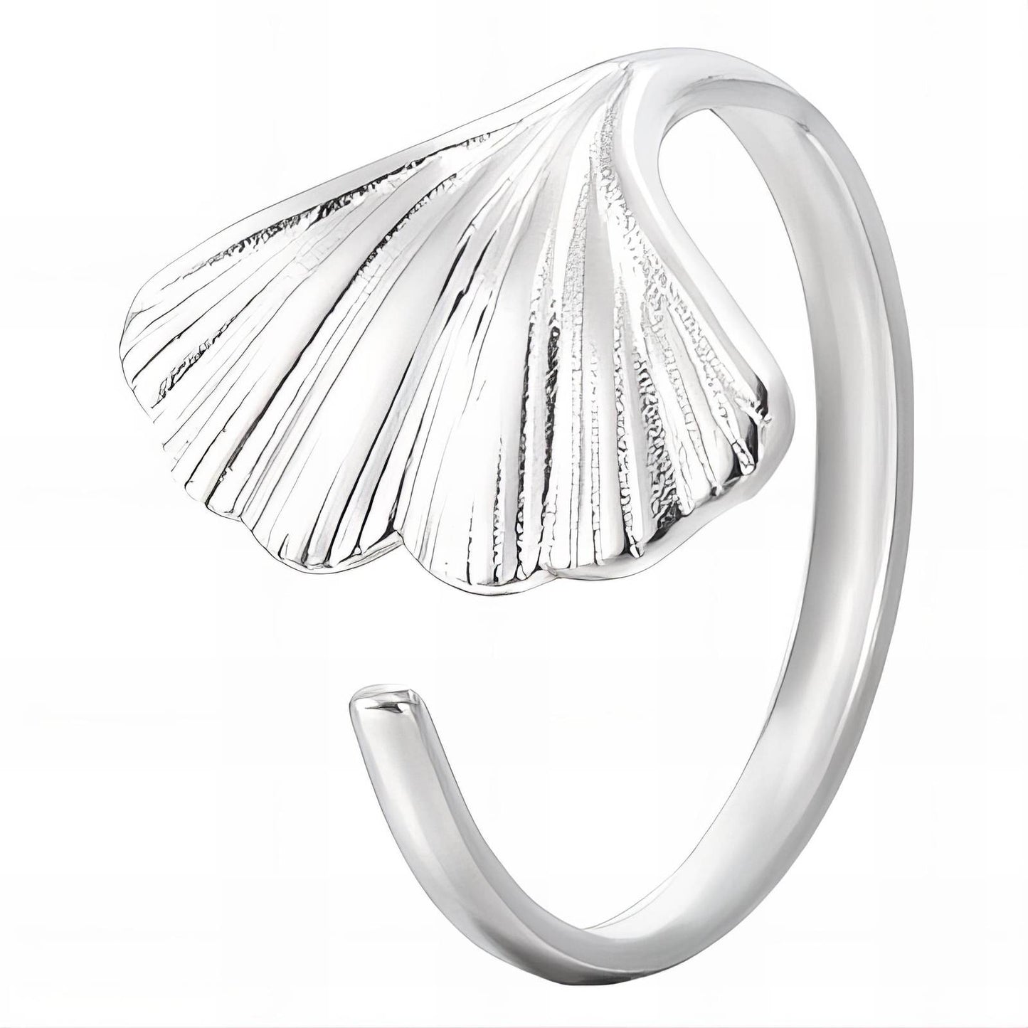 Stainless steel Seashells finger ring, Intensity - The Best Accessory