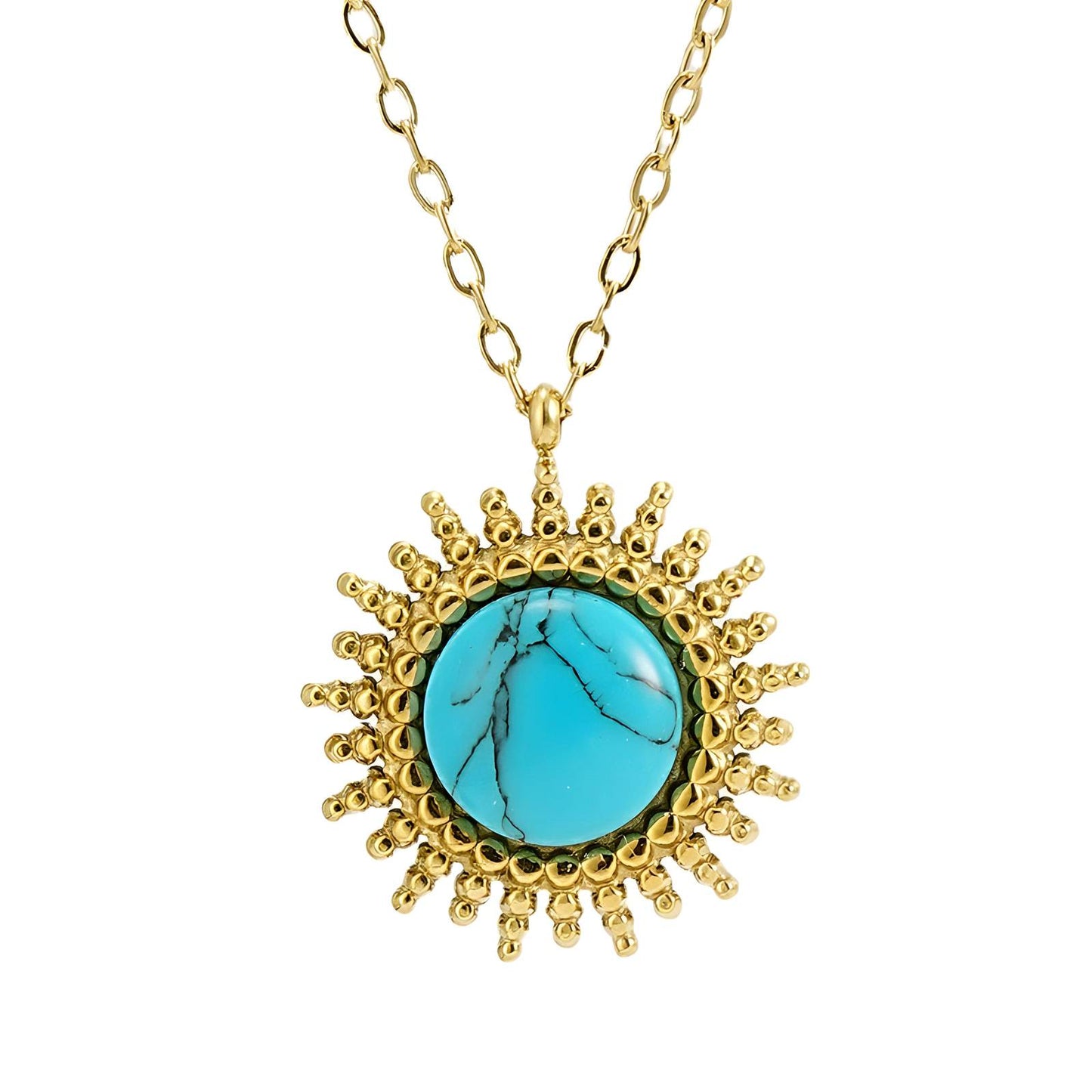 18K gold plated Stainless steel necklace, Intensity - The Best Accessory
