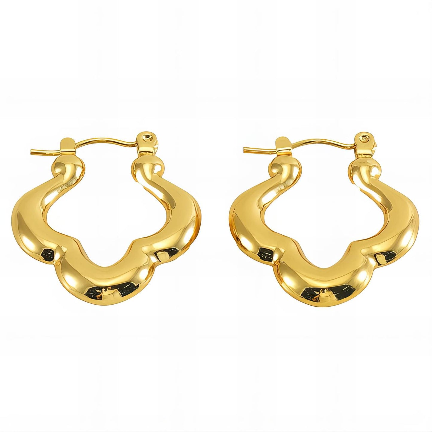 18K gold plated Stainless steel earrings, Intensity - The Best Accessory