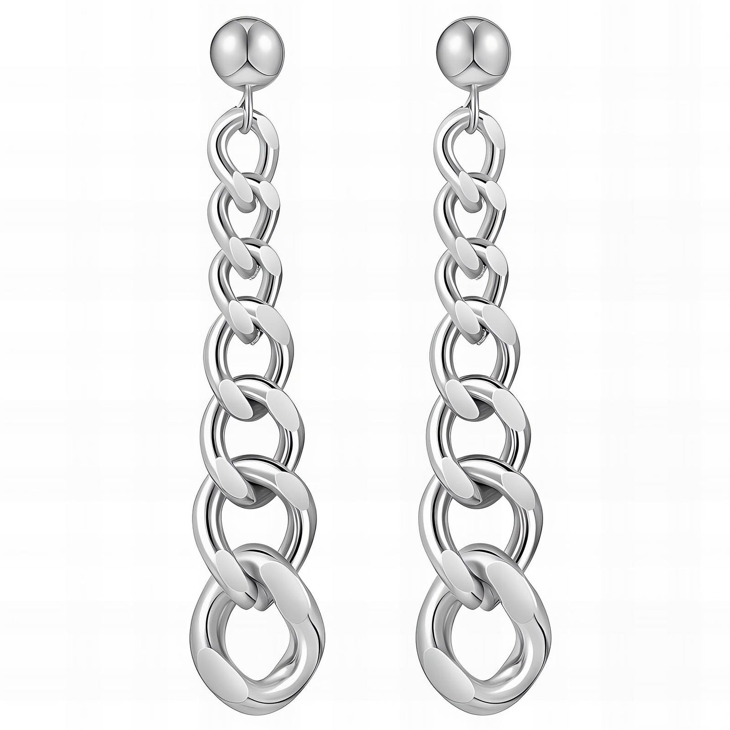 Stainless Steel Drop Earrings, Intensity - The Best Accessory