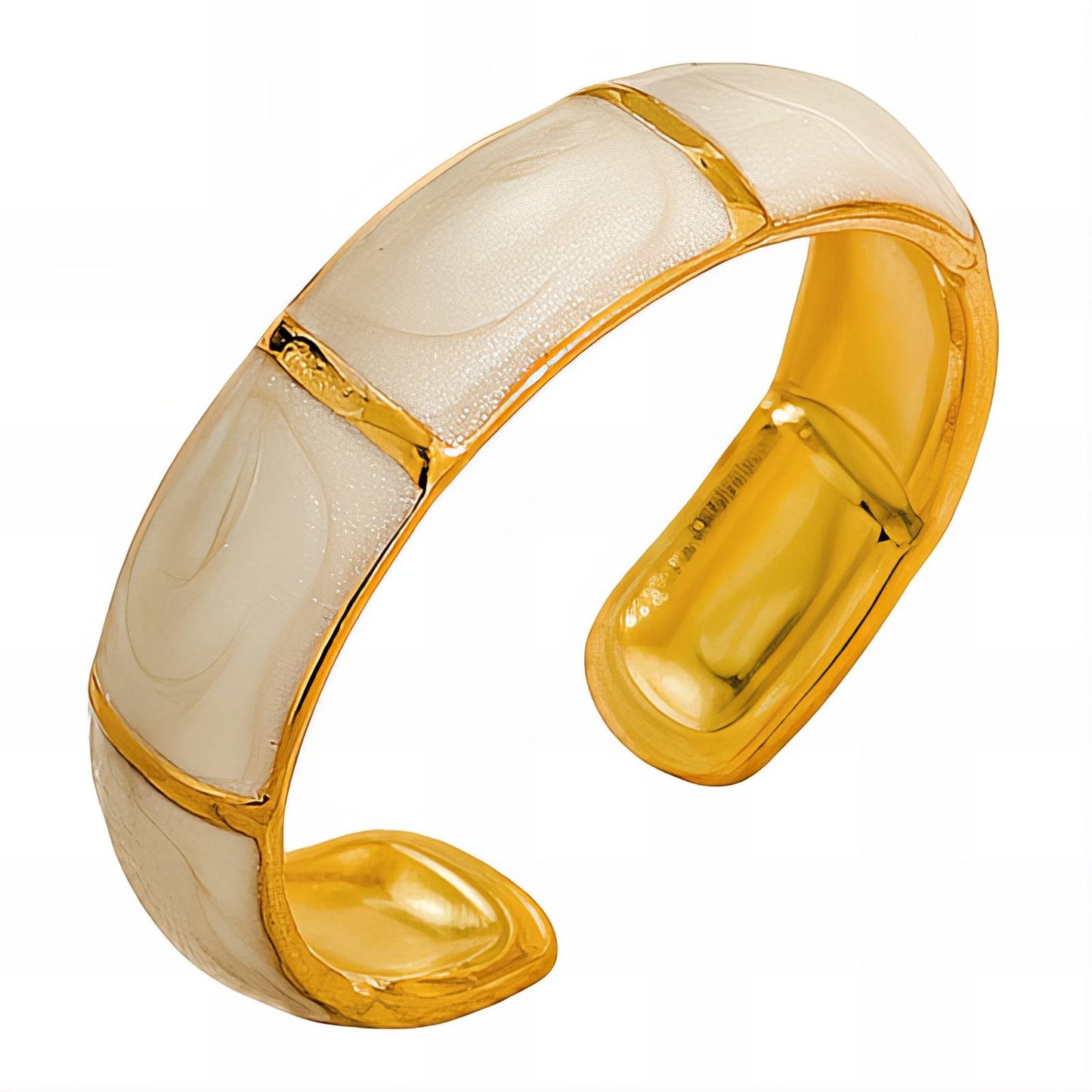 18K gold plated Stainless steel finger ring, Intensity - The Best Accessory