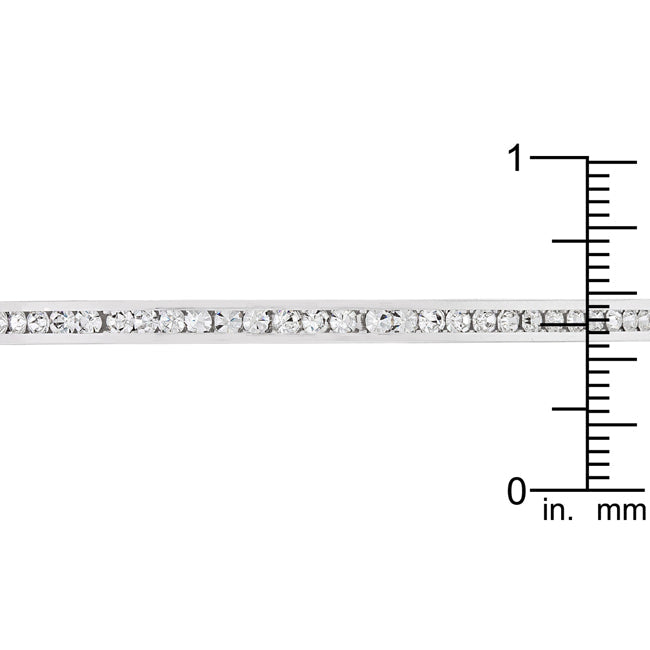 Channel-Set Clear Crystal Cuff - The Best Accessory