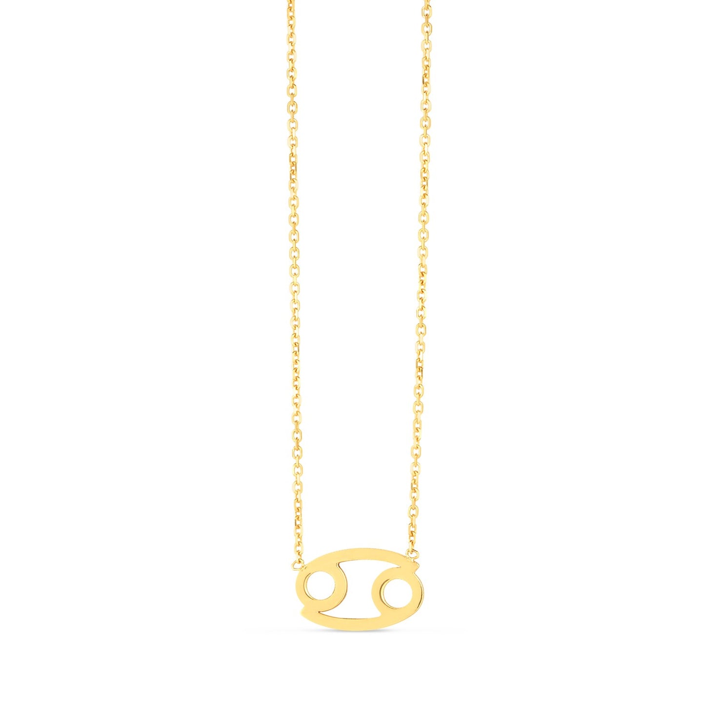 14K Yellow Gold Cancer Necklace - The Best Accessory