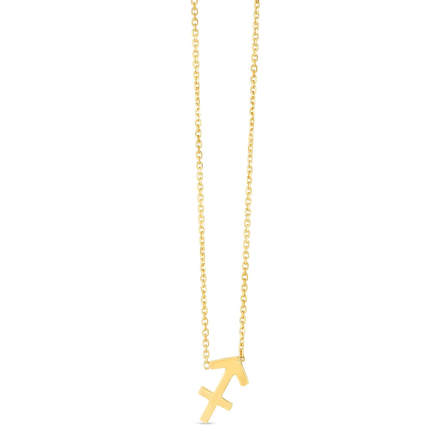 14K Yellow Gold Sagittarius Necklace - The Best Accessory