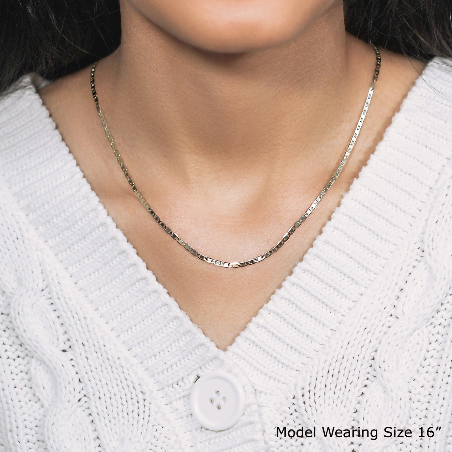 10k Yellow Gold Mariner Link Chain (2.30 mm) - The Best Accessory