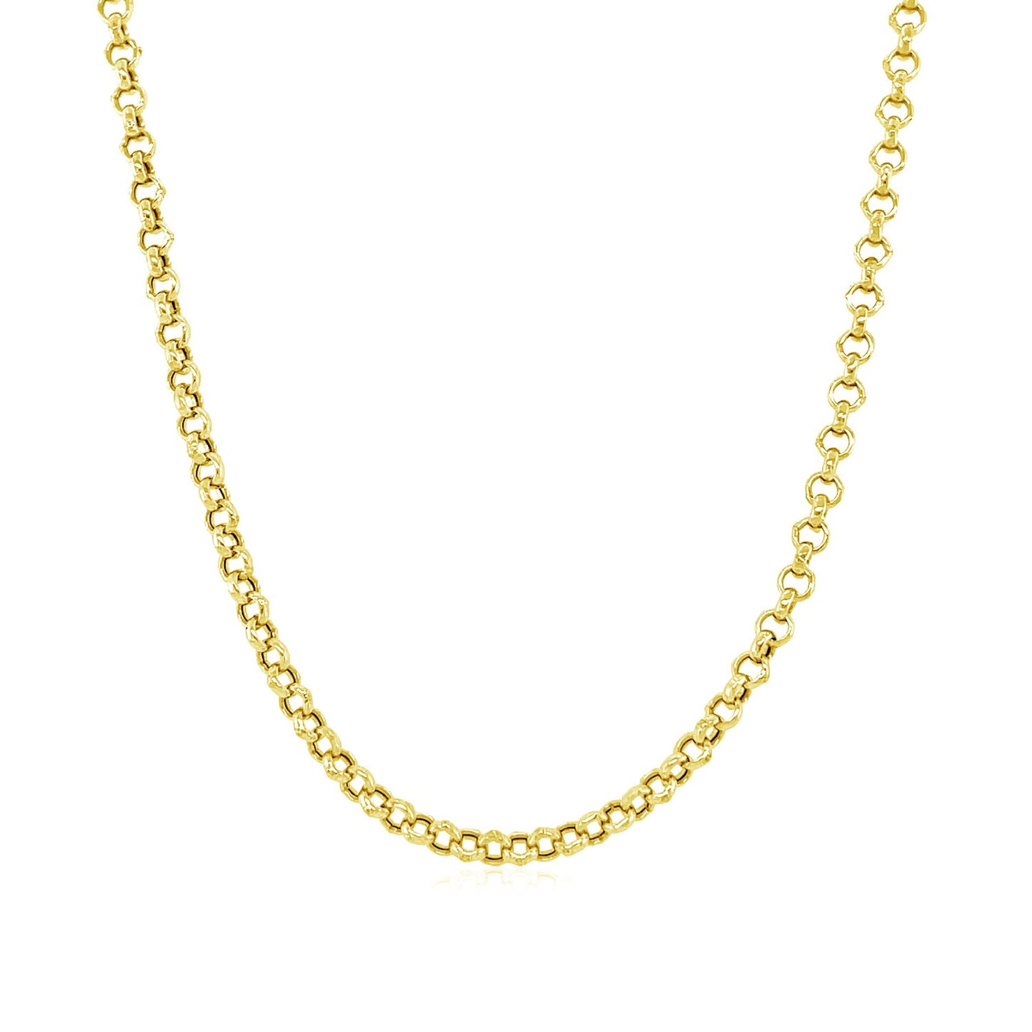 10k Yellow Gold Rolo Chain (2.40 mm) - The Best Accessory