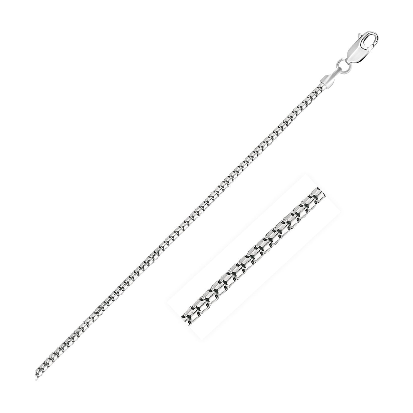 14k White Gold Ice Chain (1.30 mm) - The Best Accessory