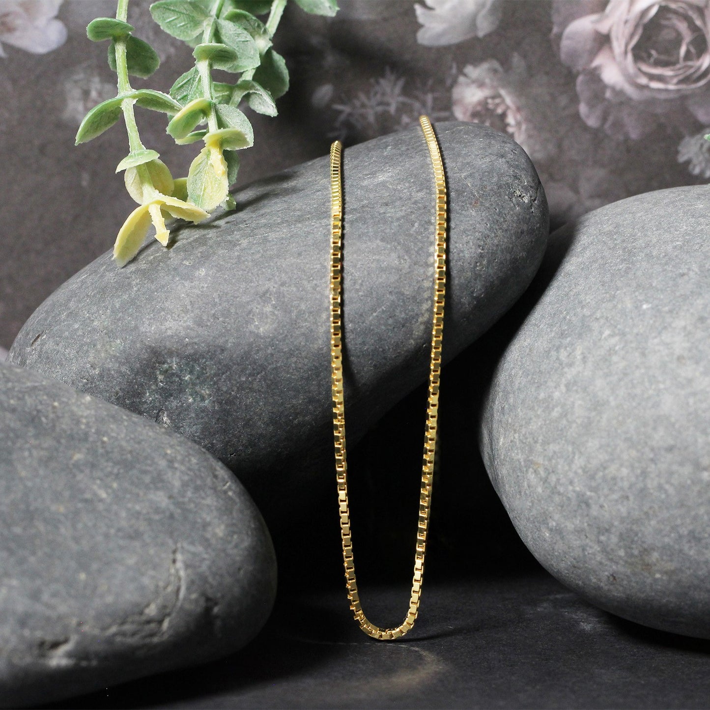 14k Yellow Gold Classic Box Chain (1.4 mm) - The Best Accessory