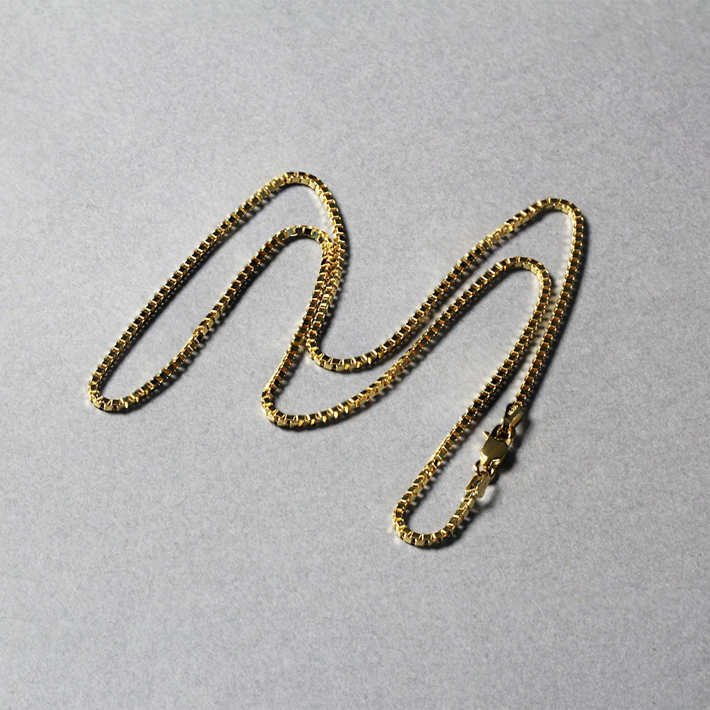 14k Yellow Gold Classic Box Chain (1.4 mm) - The Best Accessory