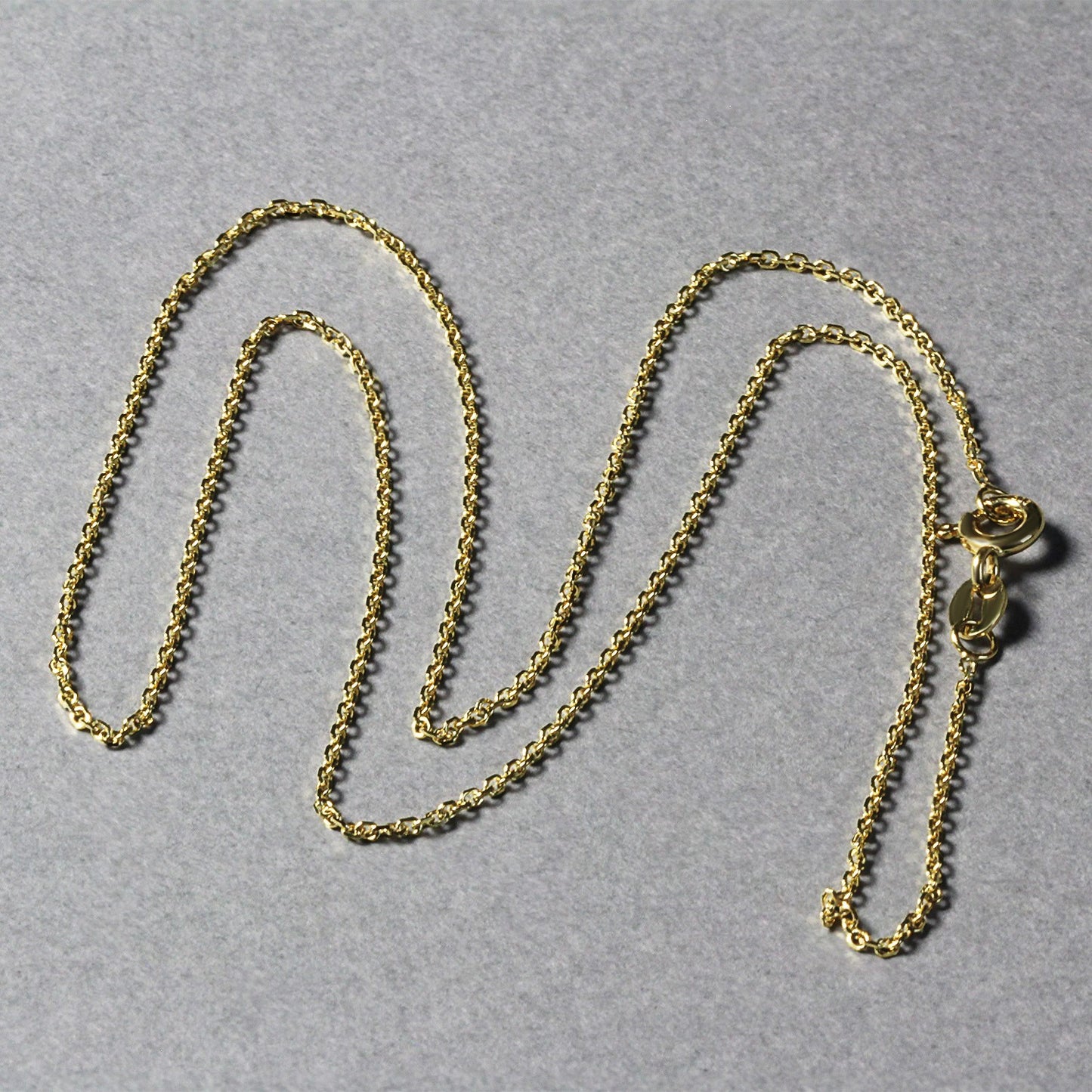 18k Yellow Gold Cable Chain (1.10 mm) - The Best Accessory