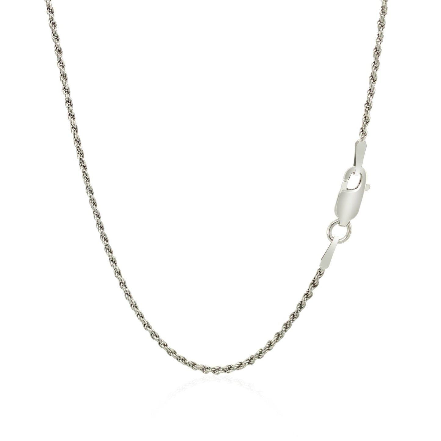 Sterling Silver Diamond Cut Rope Style Chain (1.40 mm) - The Best Accessory