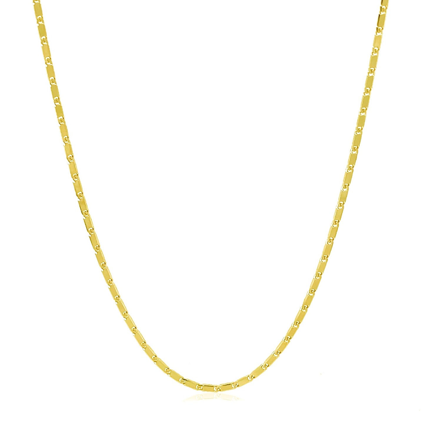 14k Yellow Gold Lumina Pendant Chain (1.00 mm) - The Best Accessory