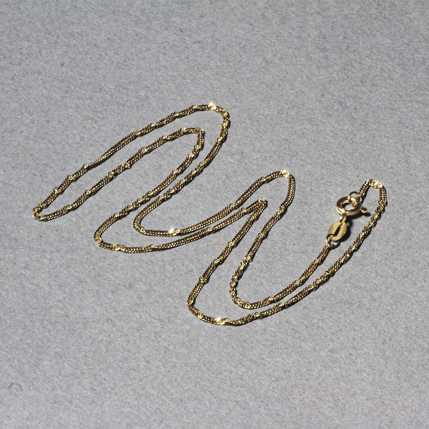 14k Yellow Gold Singapore Chain (1.30 mm) - The Best Accessory