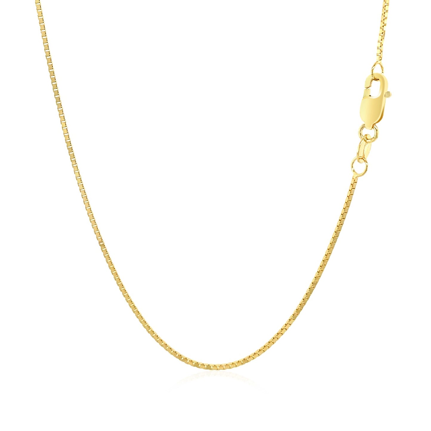 10k Yellow Gold Classic Box Chain (0.78 mm) - The Best Accessory