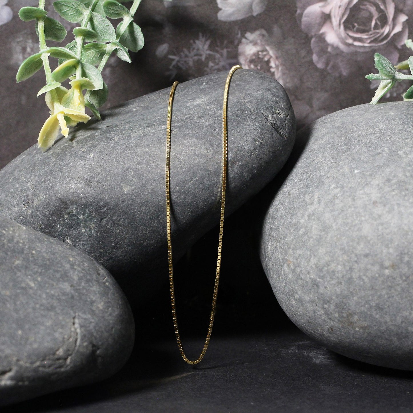 10k Yellow Gold Classic Box Chain (0.78 mm) - The Best Accessory