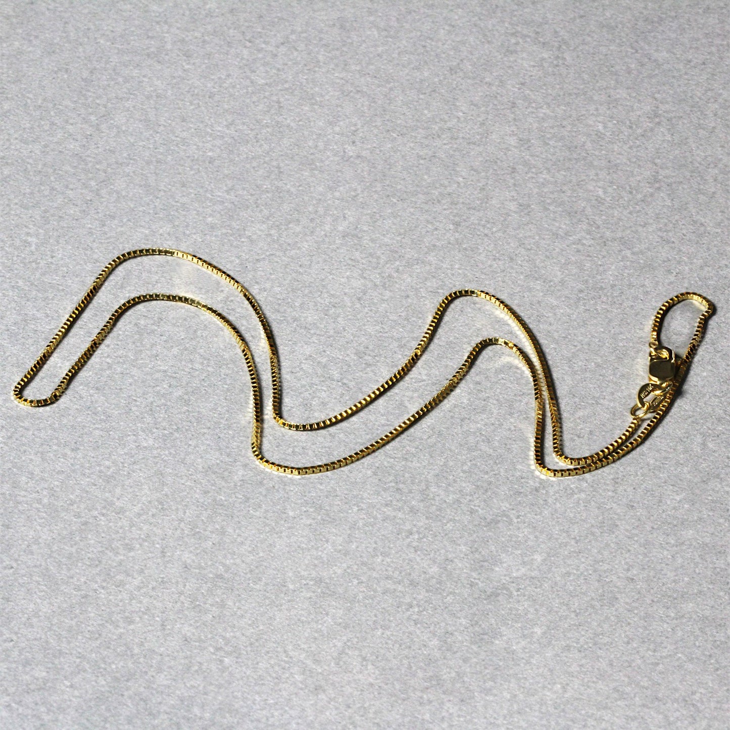 10k Yellow Gold Classic Box Chain (0.78 mm) - The Best Accessory