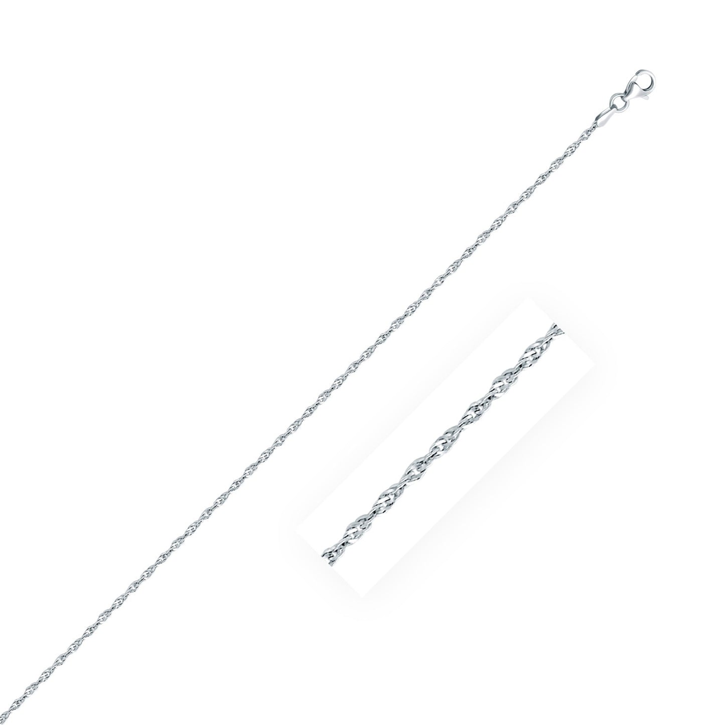 Sterling Silver Singapore Style Chain (1.80 mm) - The Best Accessory