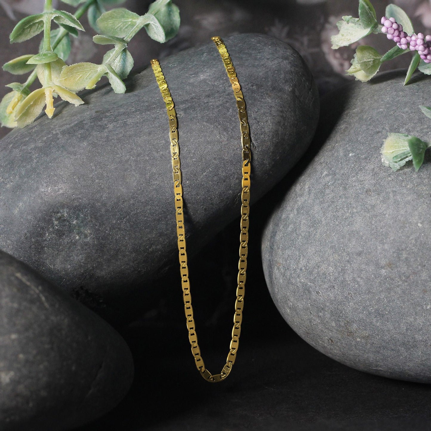 14k Yellow Gold Mariner Link Chain (1.70 mm) - The Best Accessory