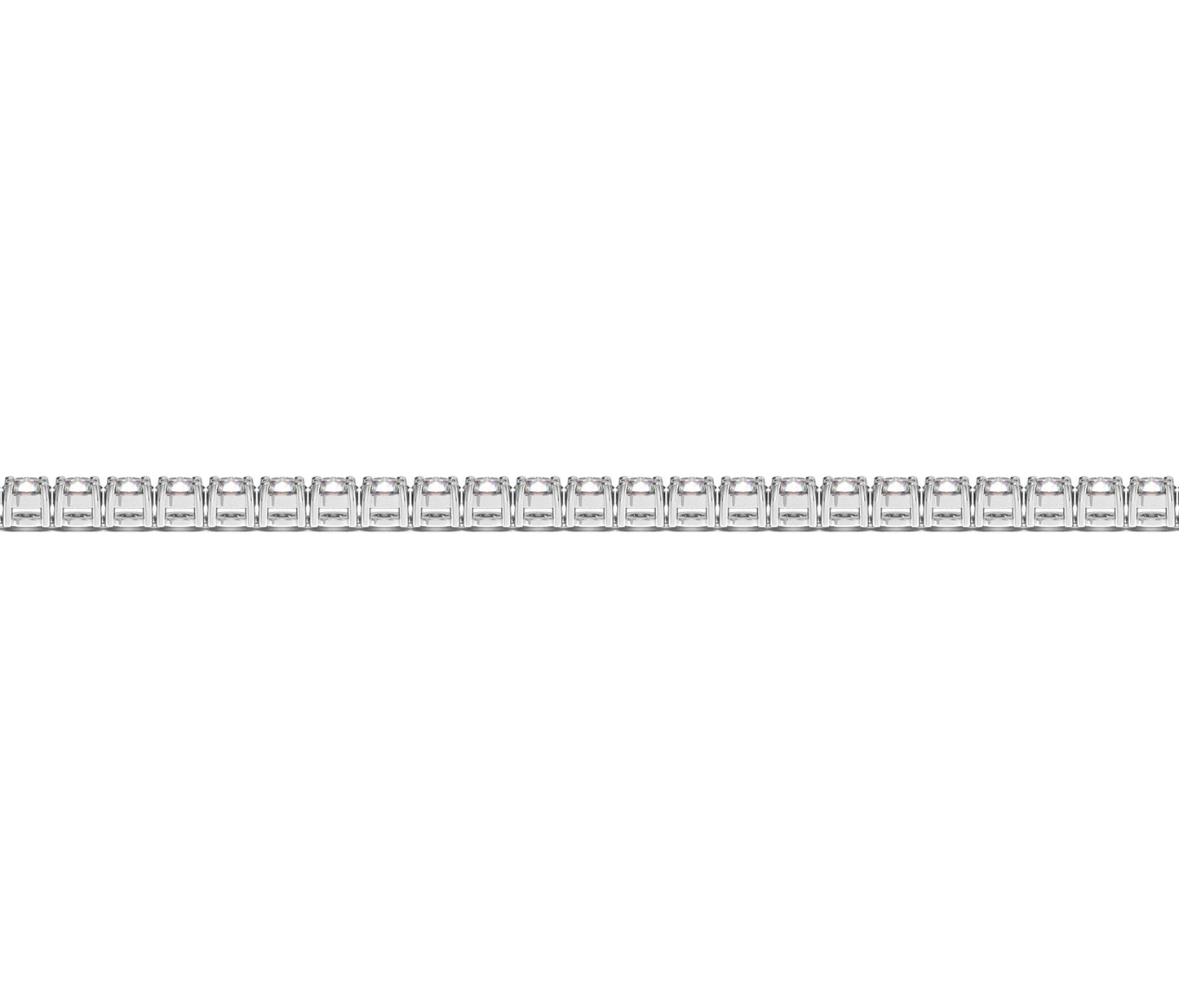 Lab Grown Round Diamond Tennis Bracelet in 14k White Gold (2 cctw F/G VS2/SI1) - The Best Accessory