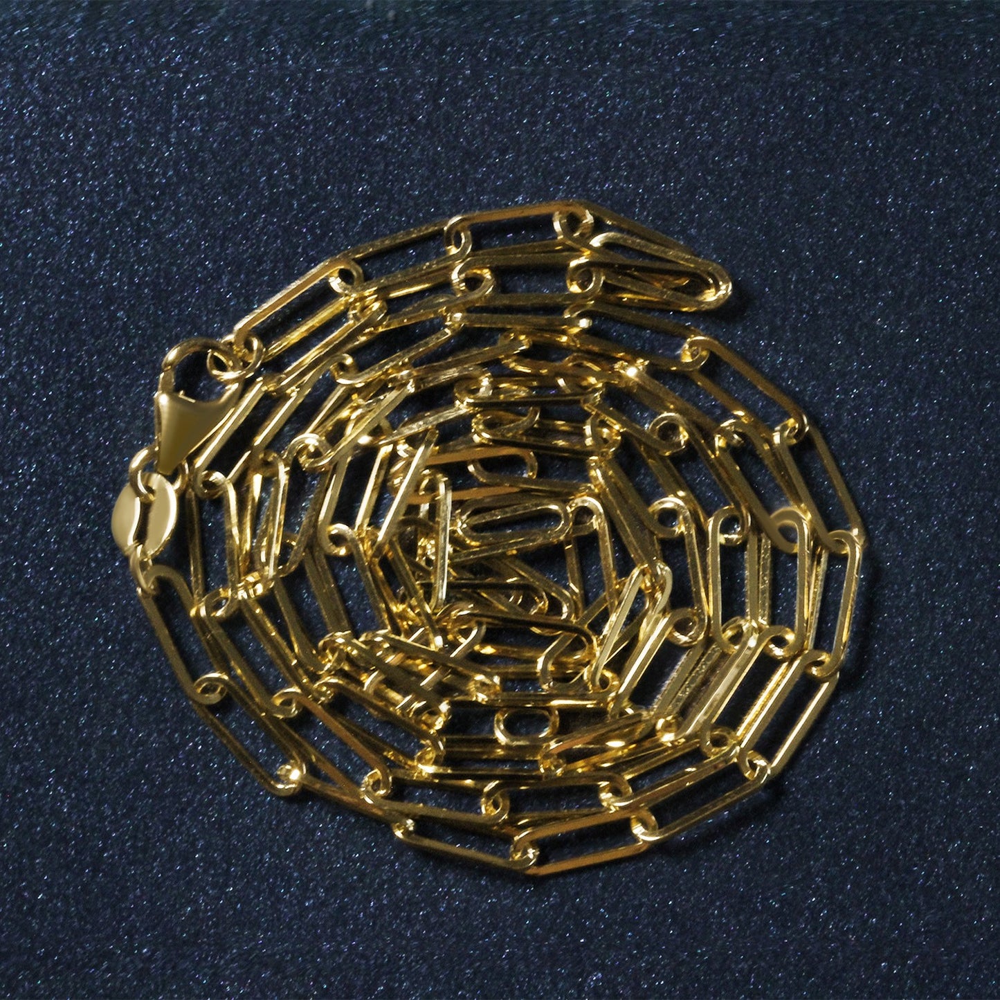 18K Yellow Gold Paperclip Chain (2.50 mm) - The Best Accessory