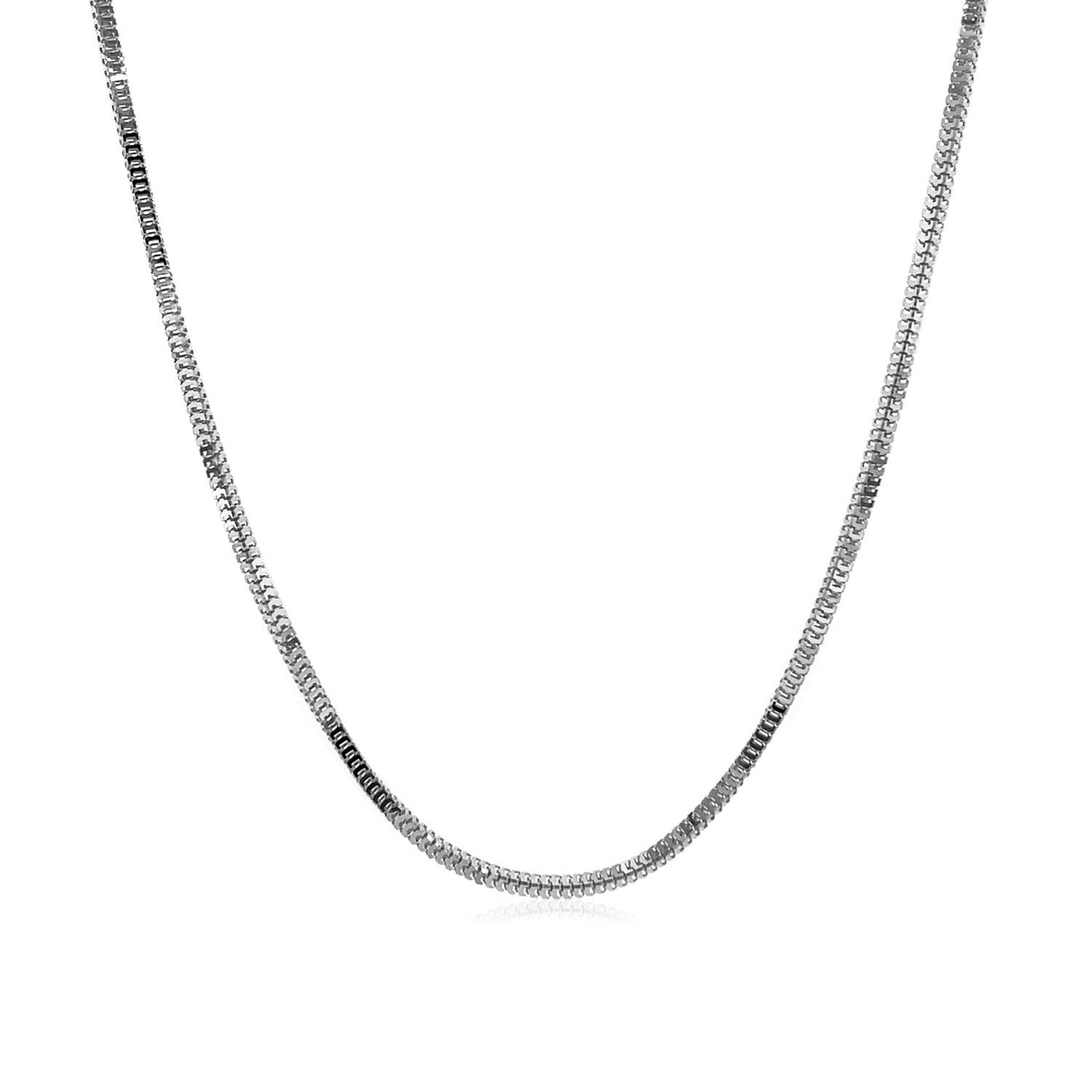 14k White Gold Milano Chain (1.10 mm) - The Best Accessory