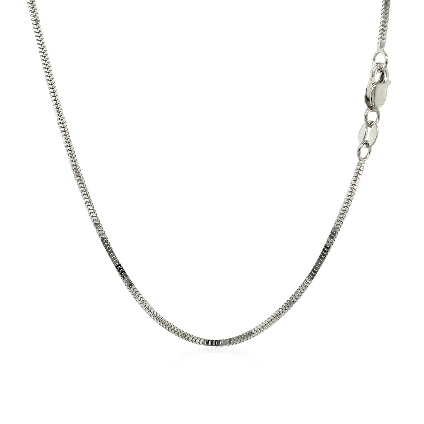 14k White Gold Milano Chain (1.10 mm) - The Best Accessory