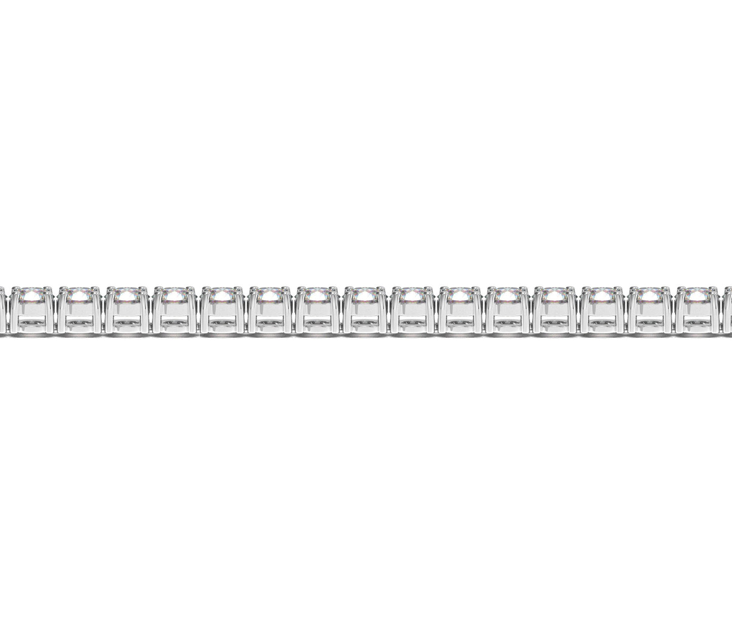 Lab Grown Round Diamond Tennis Bracelet in 14k White Gold (10 cctw F/G VS2/SI1) - The Best Accessory