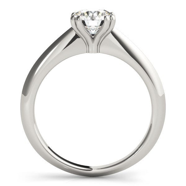 14k White Gold Double Prong Set Solitaire Diamond Engagement Ring (1 cttw) - The Best Accessory