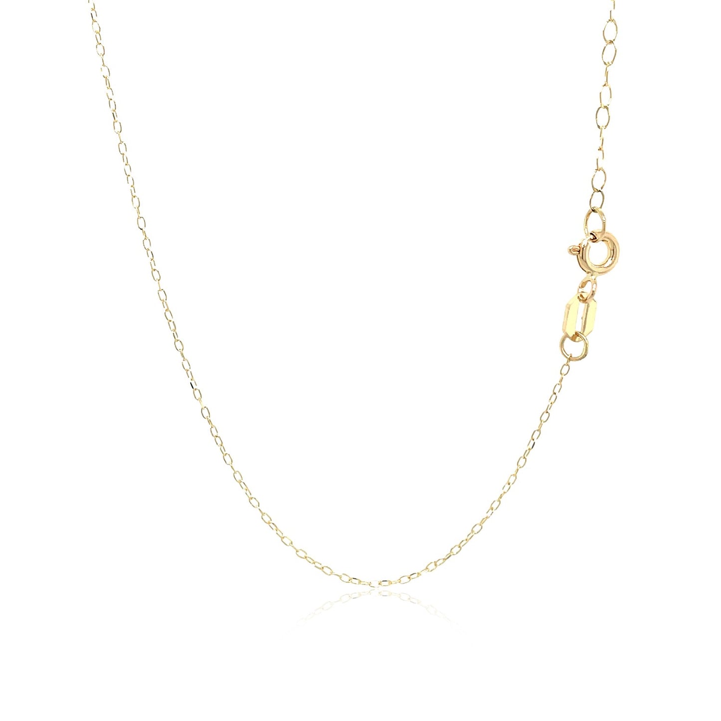 14k Yellow Gold Necklace with Dog Paw Print Symbol in Mother of Pearl - The Best Accessory