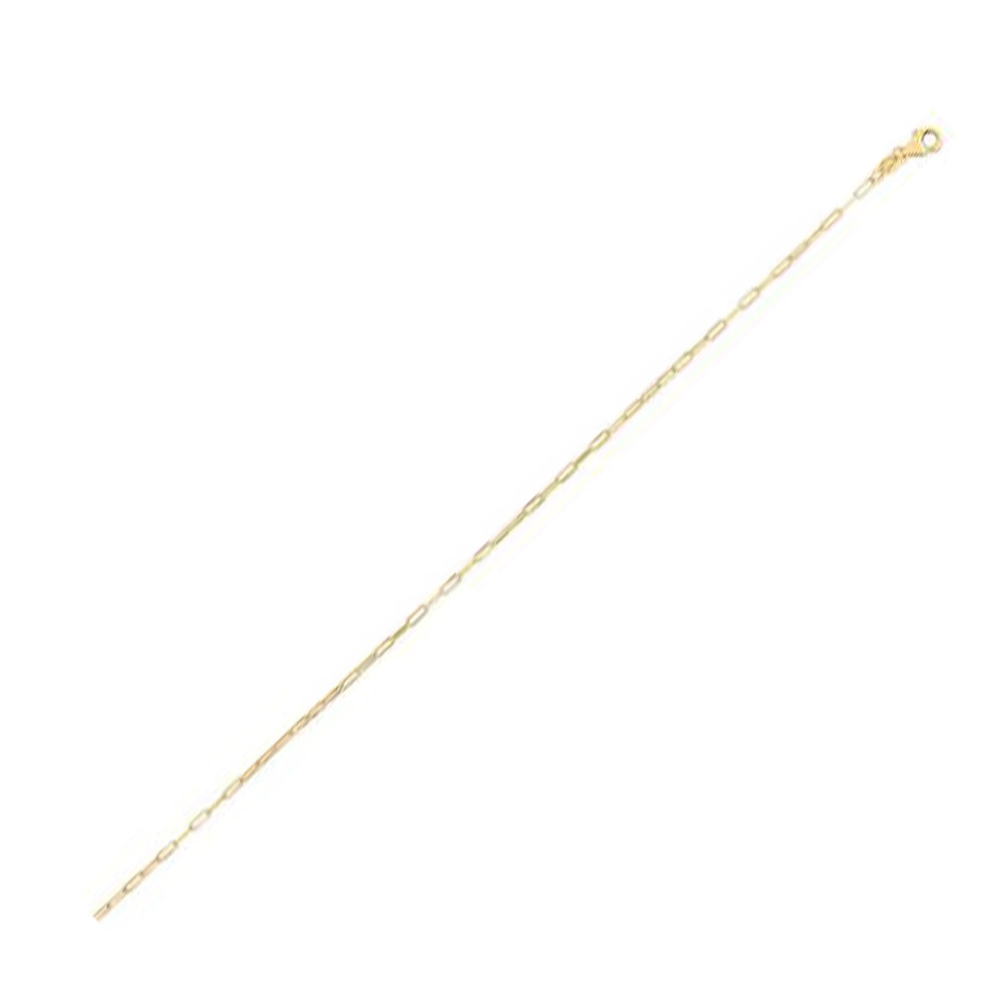 14K Yellow Gold Fine Paperclip Chain (1.20 mm) - The Best Accessory