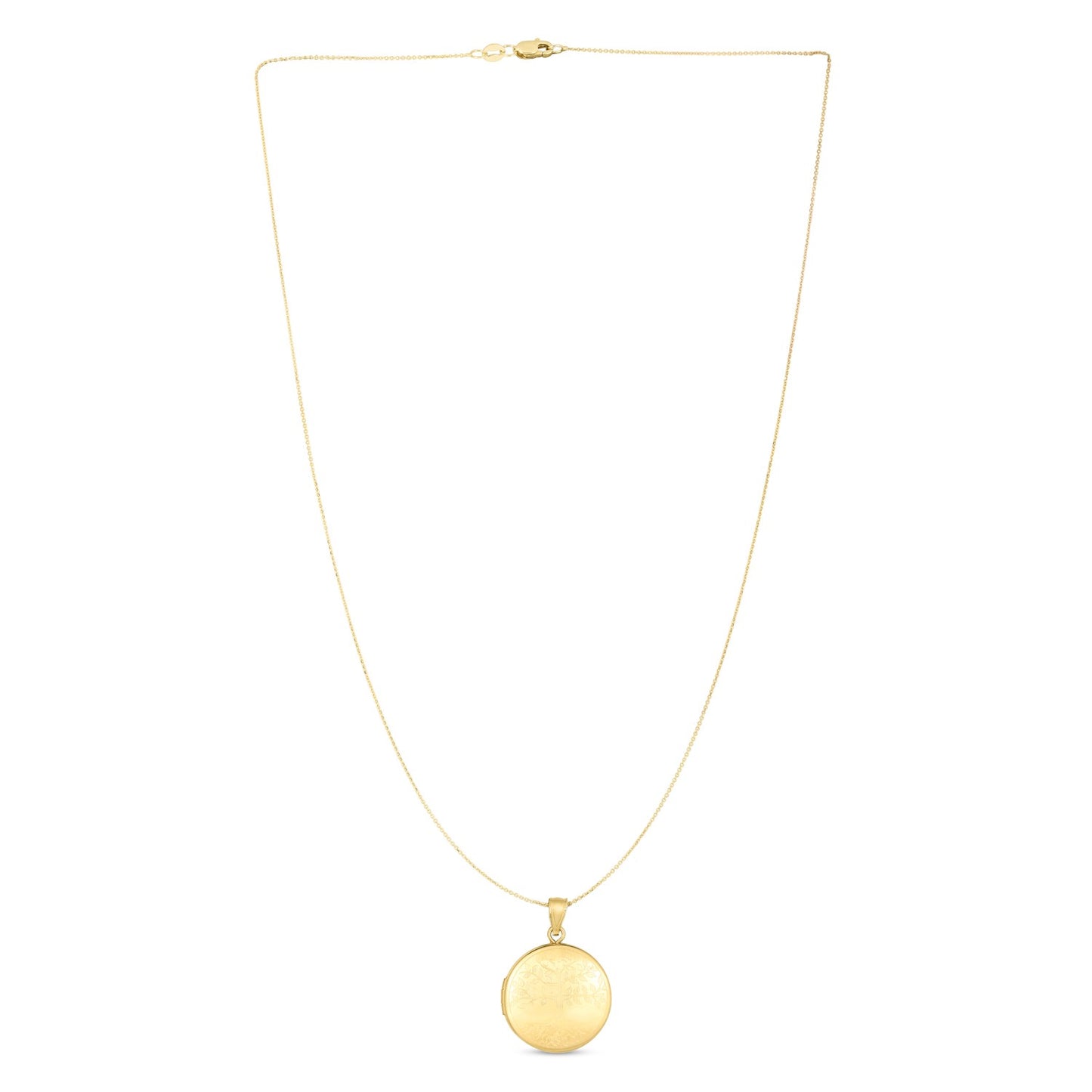 14k Yellow Gold Tree of Life Locket Necklace - The Best Accessory