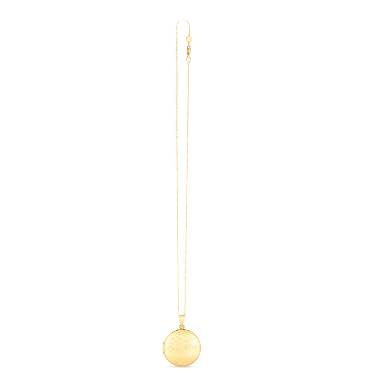 14k Yellow Gold Tree of Life Locket Necklace - The Best Accessory