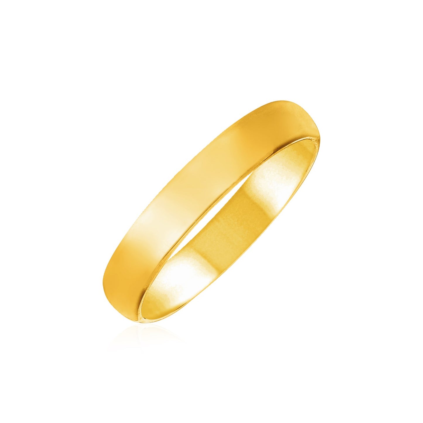 14k Yellow Gold Comfort Fit Wedding Band(4.00 mm) - The Best Accessory