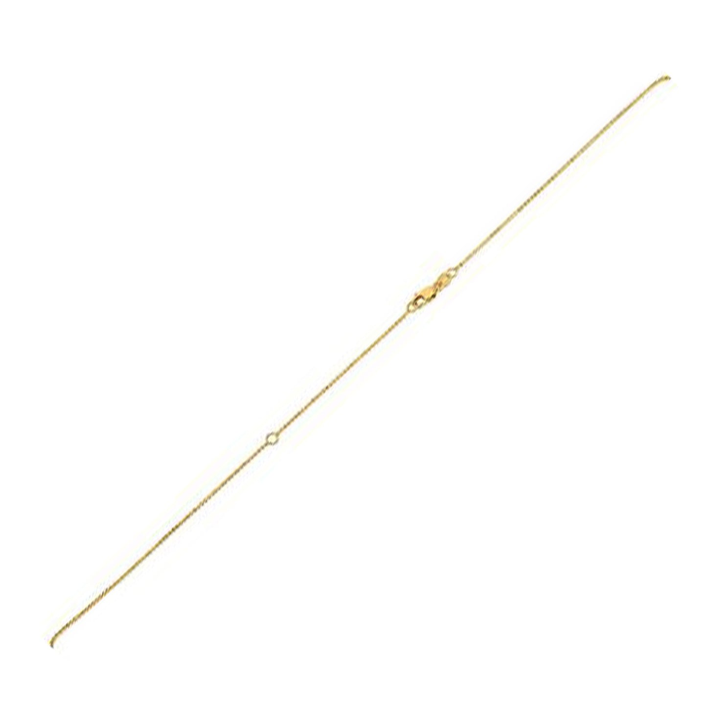 Extendable Bead Chain in 14k Yellow Gold (1.00 mm) - The Best Accessory