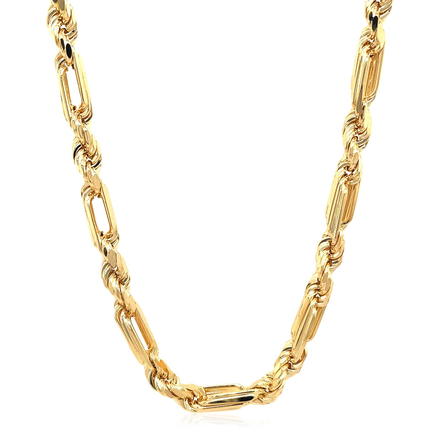 14k Yellow Gold Figaro Chain Necklace - The Best Accessory