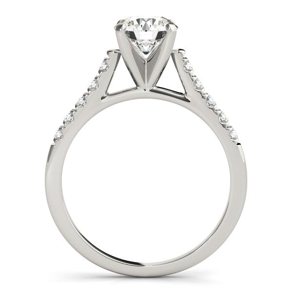 14k White Gold Cathedral Design Diamond Engagement Ring (1 1/8 cttw) - The Best Accessory